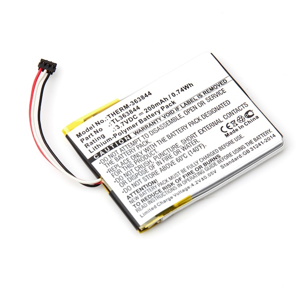 Dantona Thermostat Battery, NEST Learning 1st Gen, NEST T100577 NEST TL363844 THERM-363844 - main